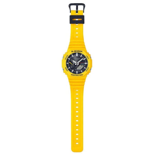 Casio G Shock Mens Yellow Watch Ga B2100c 9aer - alternate view