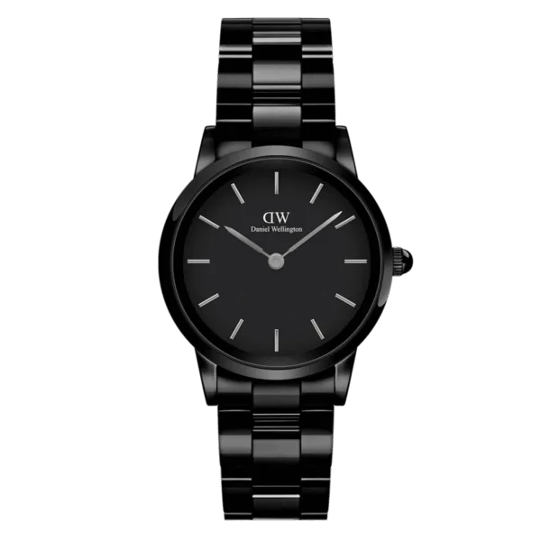 Daniel Wellington Mens Black Iconic Link Ceramic Watch Dw00100414