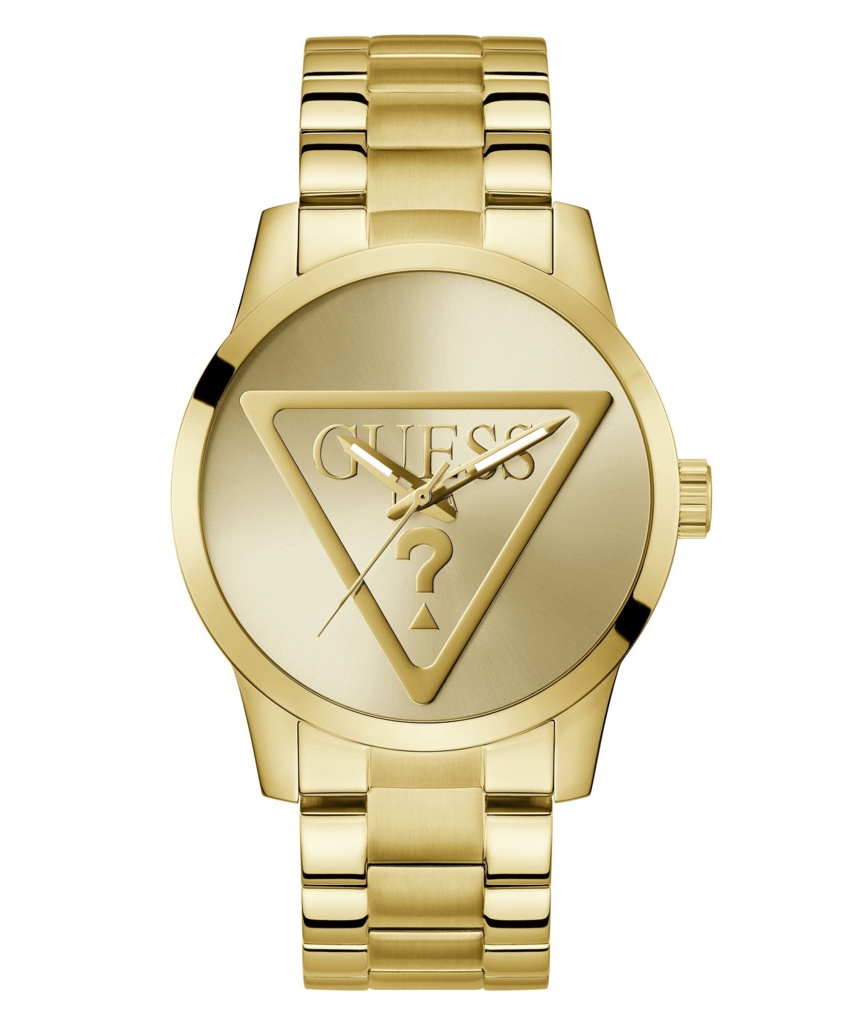 Gents Badge Gold Tone Watch Gw0782g1