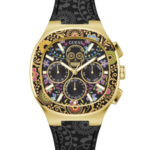 Montre homme Catrin en silicone doré GW0784G1