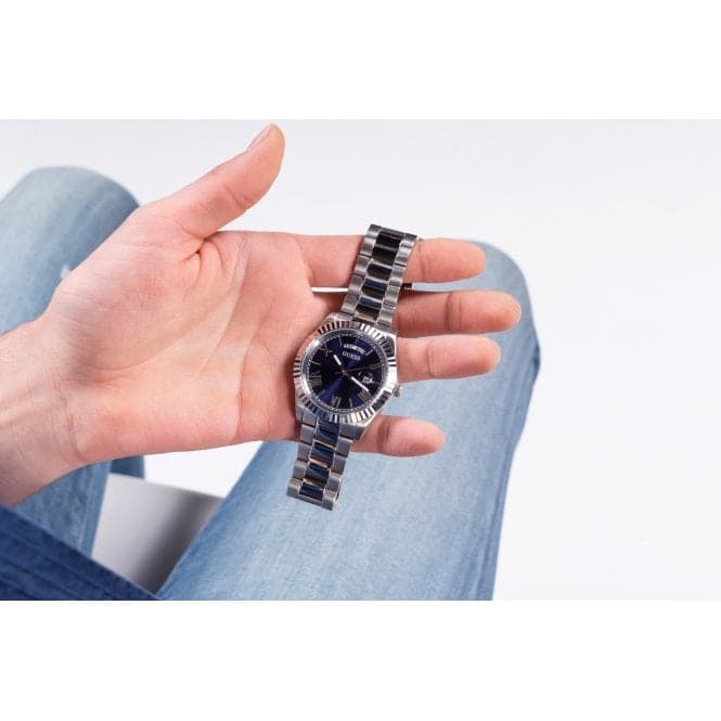 Guess Watches Gents Connoisseur Stainless Steel Silver Watch Gw0265g7 - Image 6