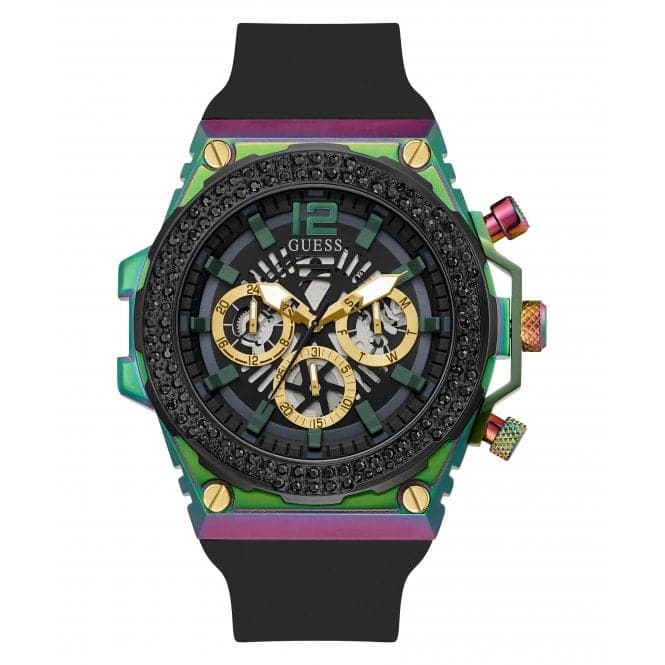 Guess Watches Gents Exposure 2 Tone Watch Gw0633g1