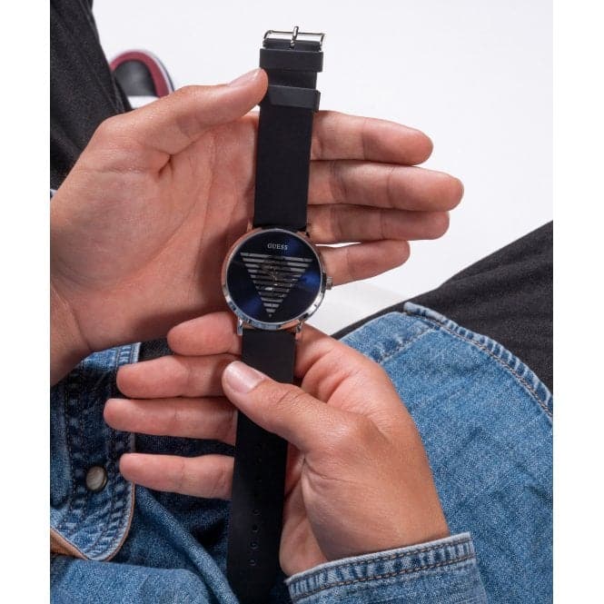 Guess Watches Gents Idol Stainless Steel Silver Watch Gw0503g2 - Image 5