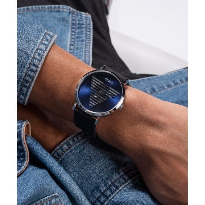 Guess Watches Gents Idol Stainless Steel Silver Watch Gw0503g2 - Image 6