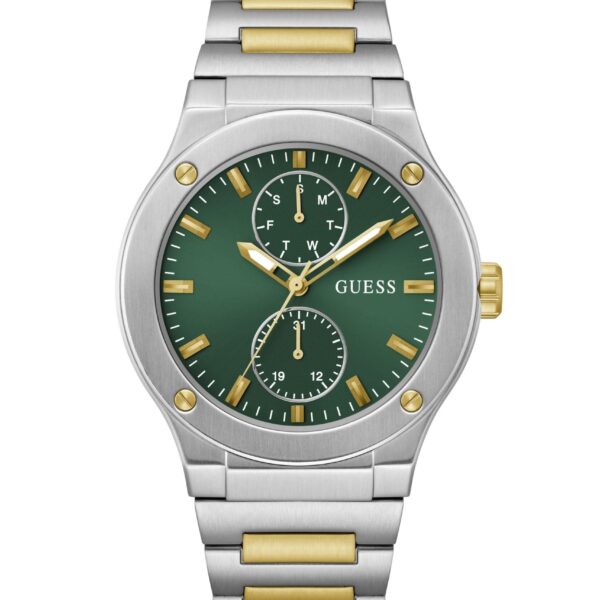 メンズ ジェットシルバー調 ステンレススチール腕時計 GW0795G1