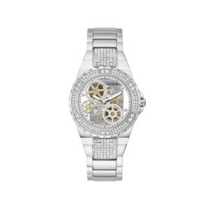 Guess Watches Reveal Ladies Trend Silver Stainless Steel Watch Gw0302l1