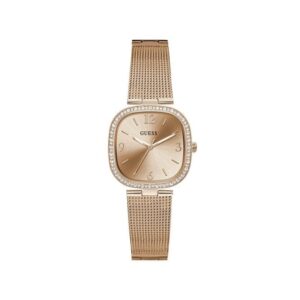Guess Watches Tapestry Ladies Trend Rose Gold Stainless Steel Watch Gw0354l3