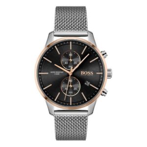 Hugo Boss Men S Watch Associate Two Tone Black Hb1513805
