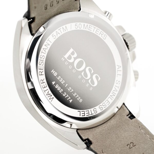 Hugo Boss Men S Watch Chronograph Black Driver Leather Hb1513085 - alternate view