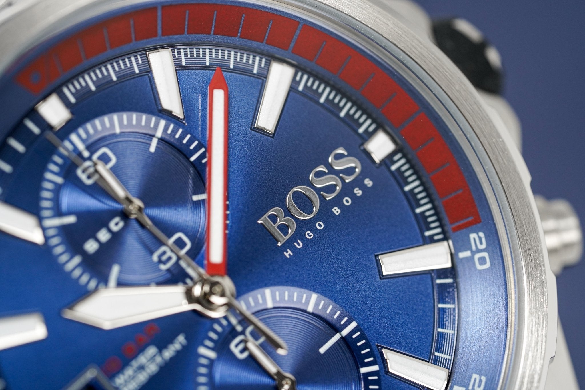 Hugo Boss Men S Watch Chronograph Globetrotter Blue Hb1513823 - Image 4