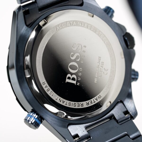 Hugo Boss Men S Watch Chronograph Globetrotter Blue Pvd Hb1513824 - alternate view