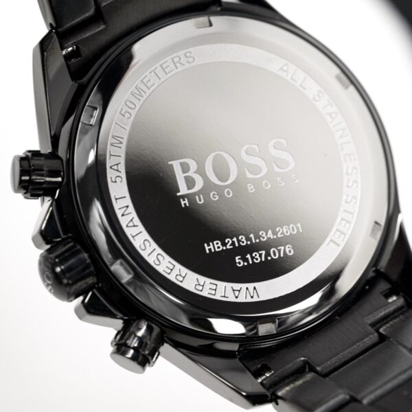 Hugo Boss Men S Watch Chronograph Ikon Black Pvd Hb1512961 - alternate view