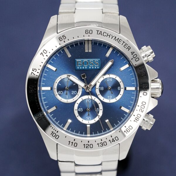 Hugo Boss Men S Watch Chronograph Ikon Blue Hb1512963 - alternate view