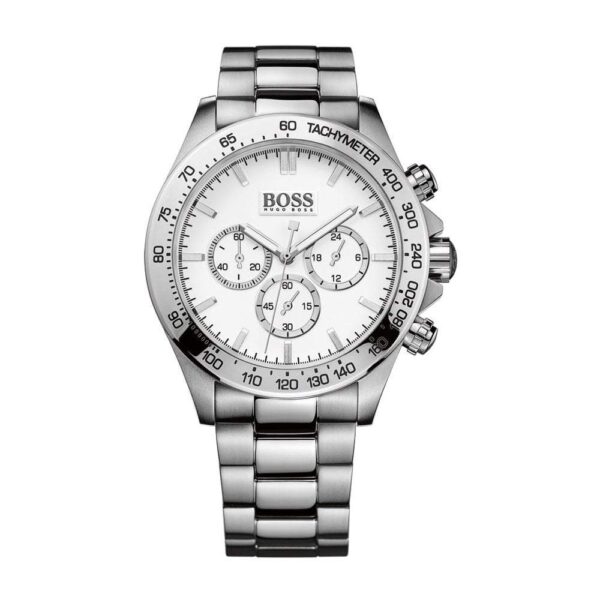 Hugo Boss Men S Watch Chronograph Ikon Silver Hb1512962