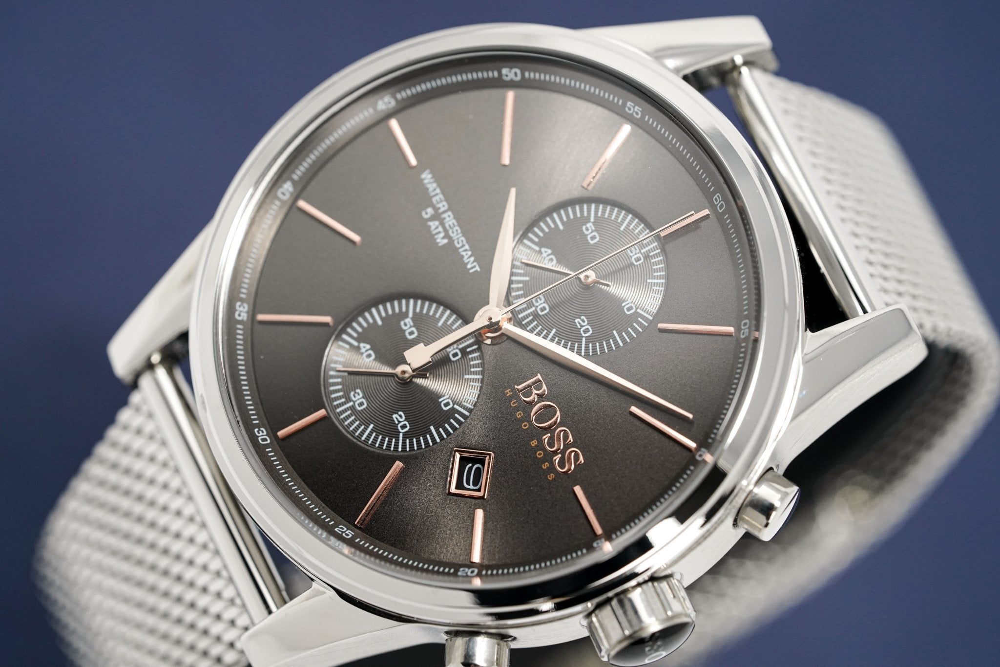 Hugo Boss Men S Watch Chronograph Jet Grey Hb1513440 - Image 3