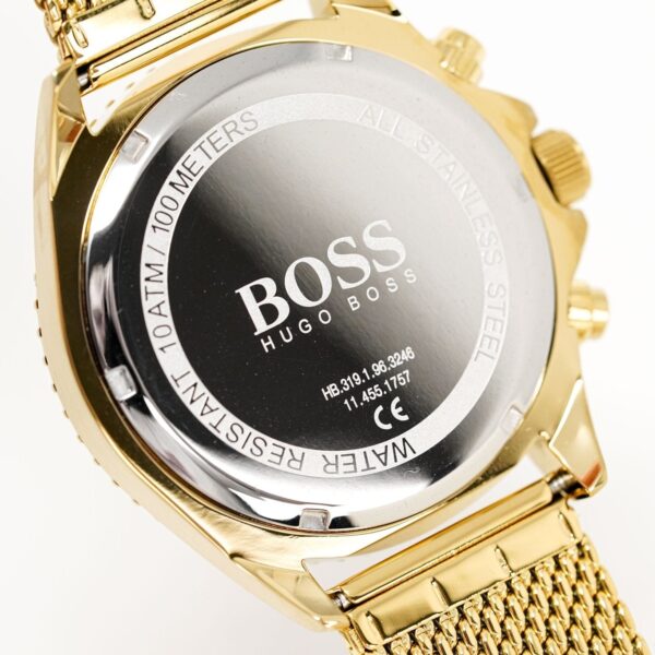 Hugo Boss Men S Watch Chronograph Ocean Edition Gold Hb1513703 - alternate view