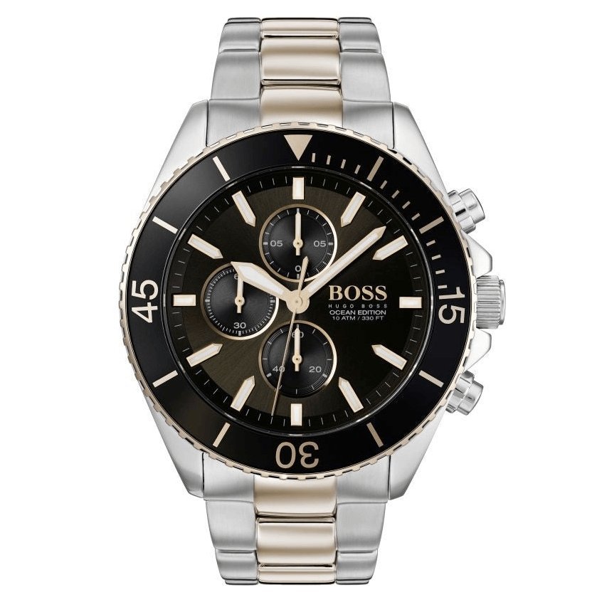 Hugo Boss Men S Watch Chronograph Ocean Edition Two Tone Hb1513705