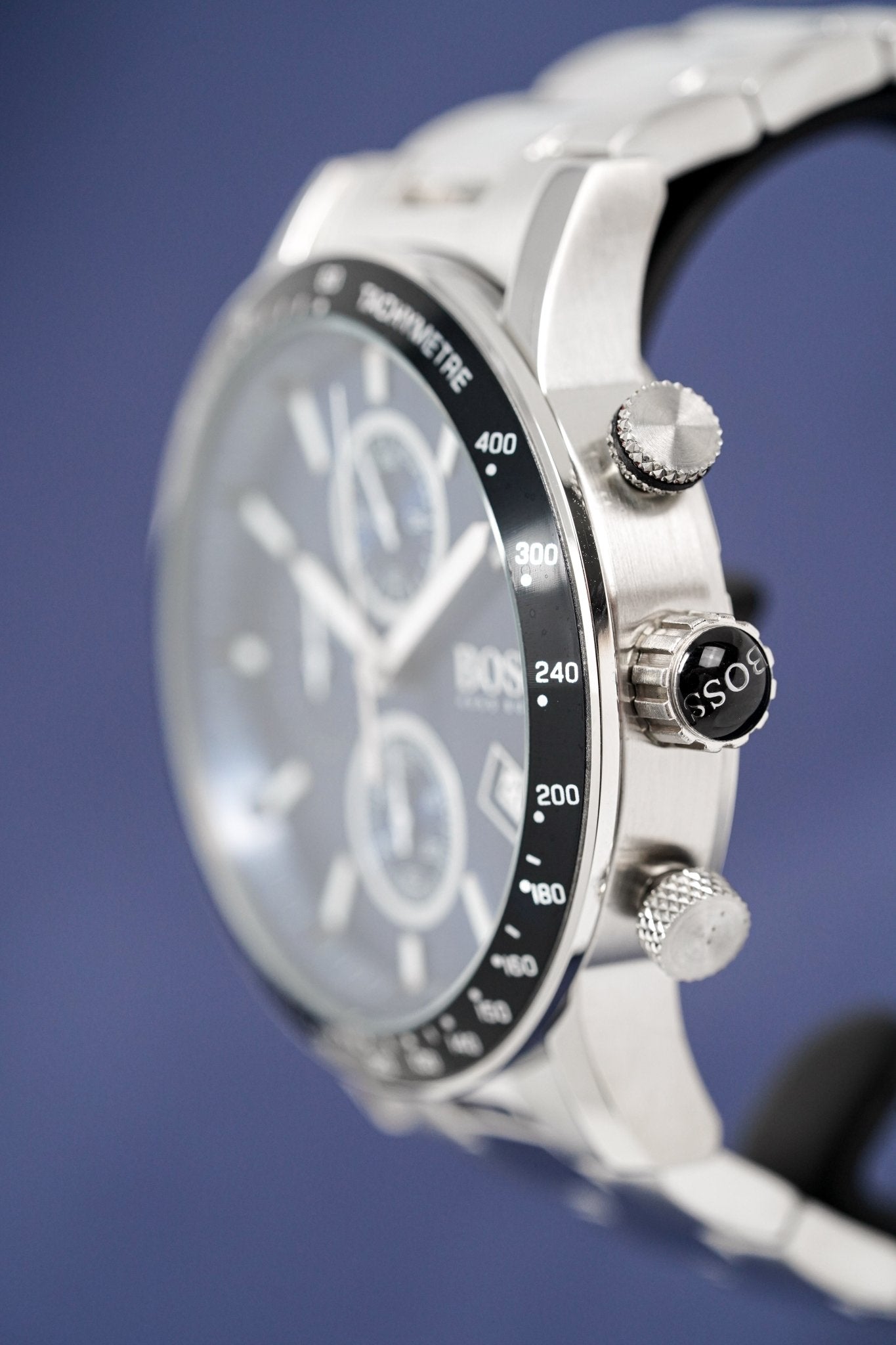 Hugo Boss Men S Watch Chronograph Rafale Blue Hb1513510 - Image 5