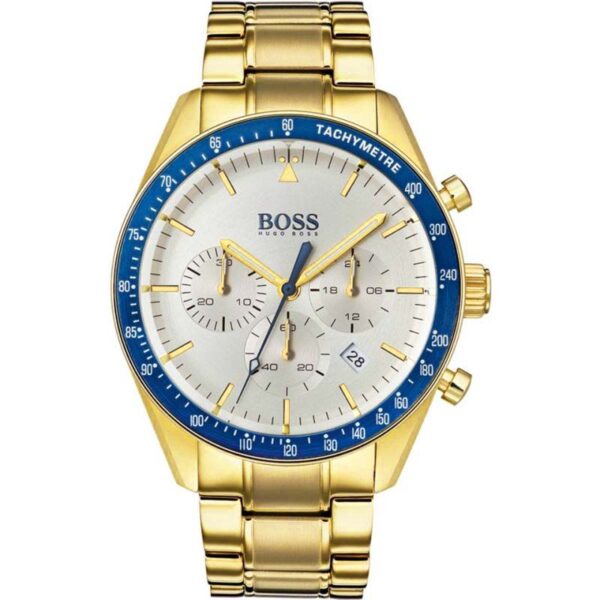 Hugo Boss Men S Watch Chronograph Trophy Gold Hb1513631