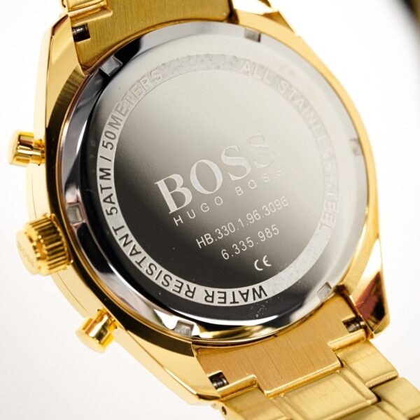 Hugo Boss Men S Watch Chronograph Trophy Gold Hb1513631 - alternate view