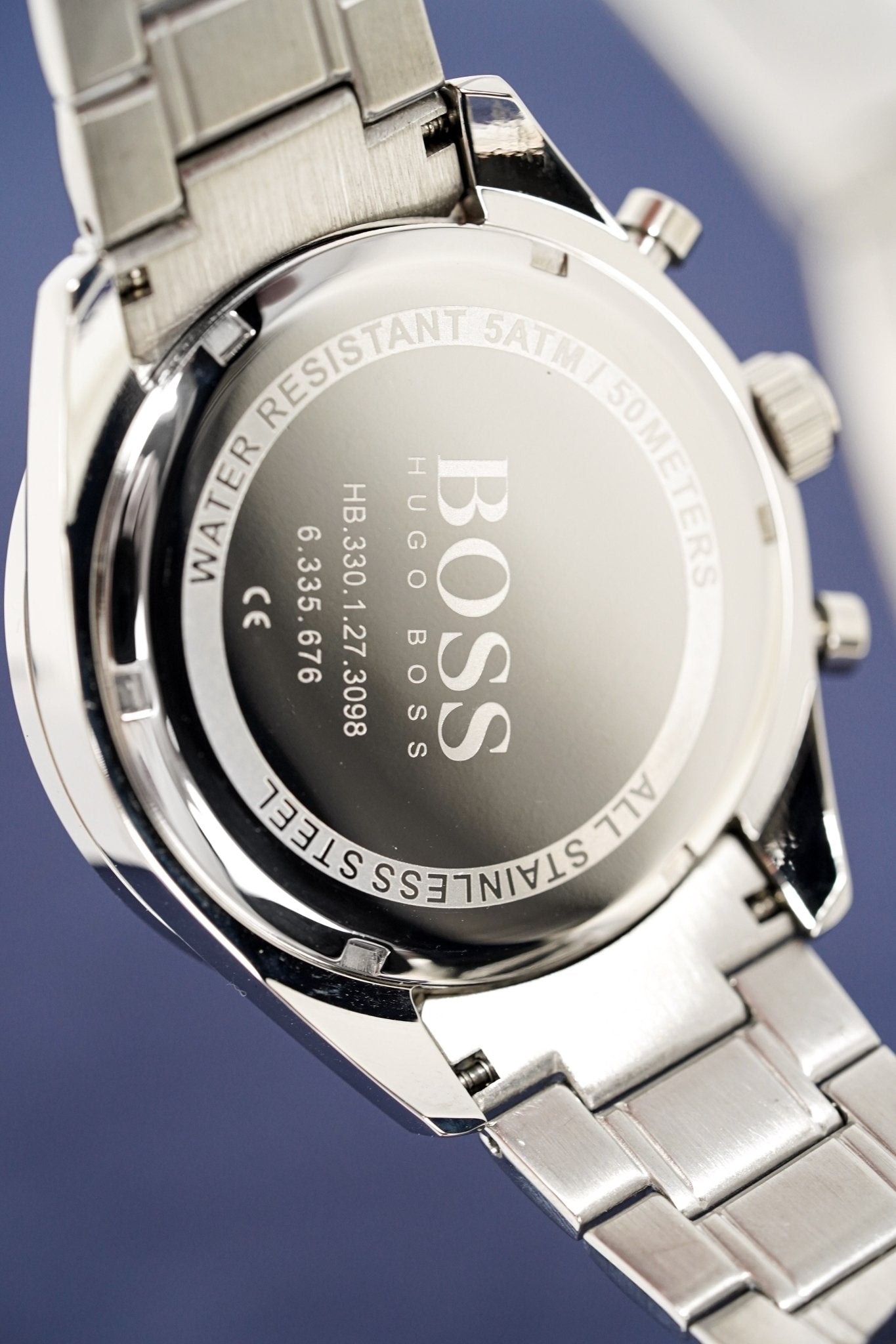 Hugo Boss Men S Watch Chronograph Trophy Grey Hb1513634 - Image 2