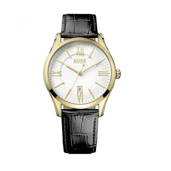 Hugo Boss Watch Classic Gold Plate White Hb1513020