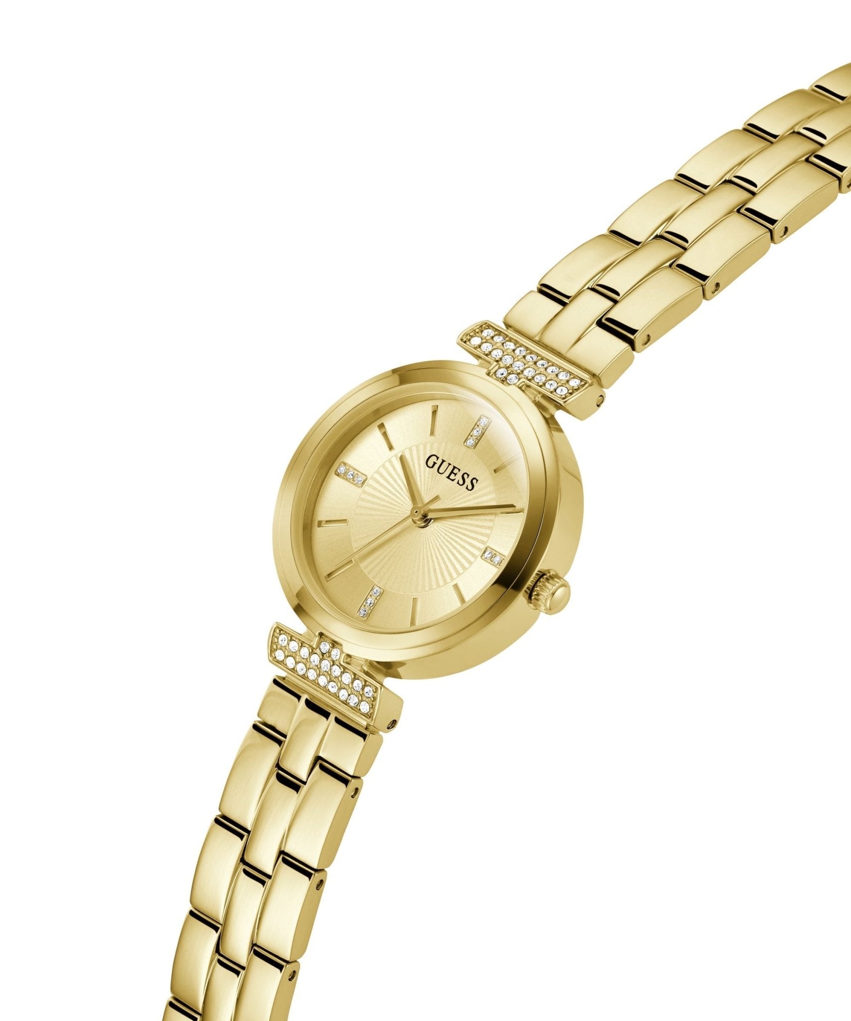Ladies Array Gold Tone Recycled Steel Watch Gw0762l2 - Image 4