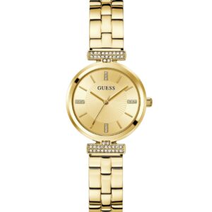Ladies Array Gold Tone Recycled Steel Watch Gw0762l2