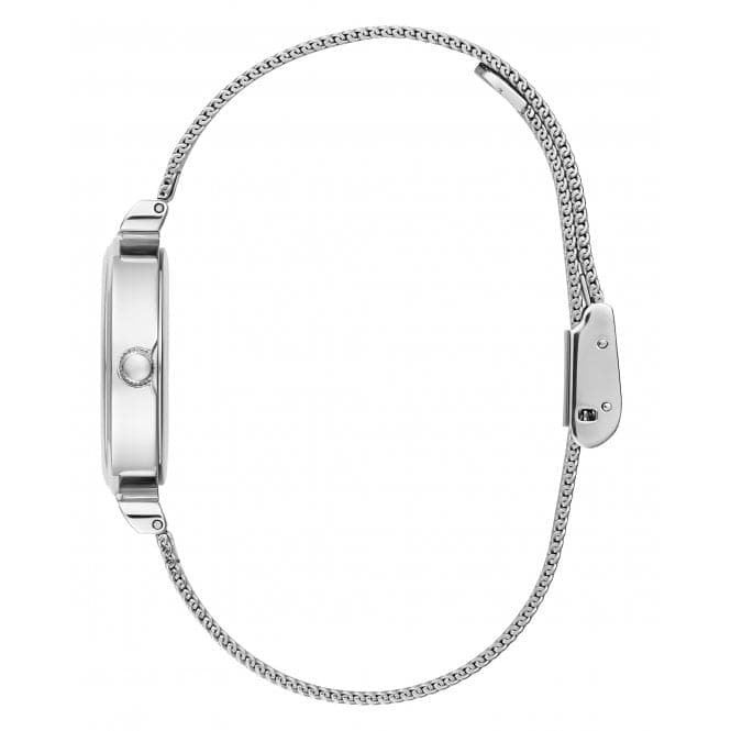 Guess Watches Ladies Array Stainless Steel Mesh Silver Watch Gw0471l1 - Image 2