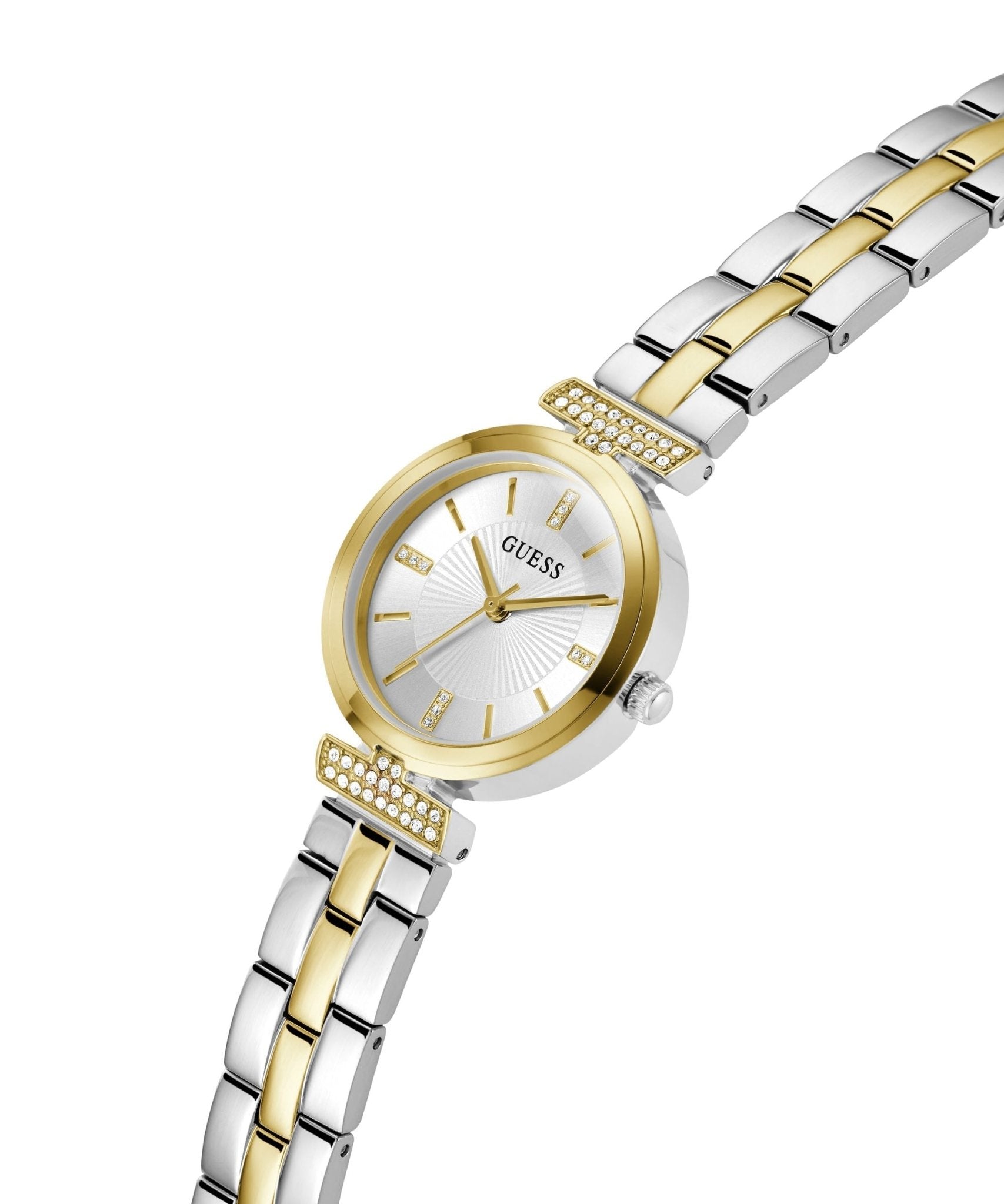 Ladies Array Yellow Gold Tone Stainless Steel Watch Gw0762l5 - Image 4
