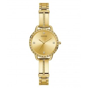 Guess Watches Ladies Bellini Gold Tone Watch Gw0022l2