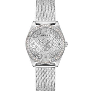 Ladies Boa Silver Tone Mesh Watch Gw0748l1