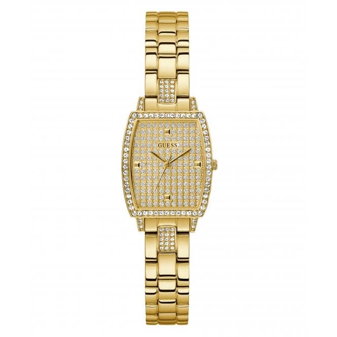 Guess Watches Ladies Brilliant Gold Tone Watch Gw0611l2 - Image 4