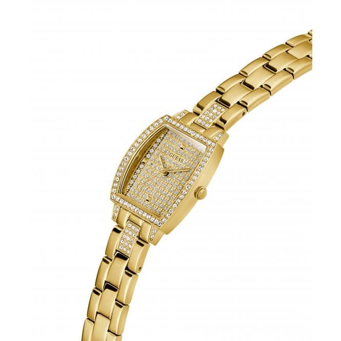Guess Watches Ladies Brilliant Gold Tone Watch Gw0611l2 - Image 5