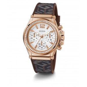 Guess Watches Ladies Charisma Rose Gold Tone Watch Gw0621l5