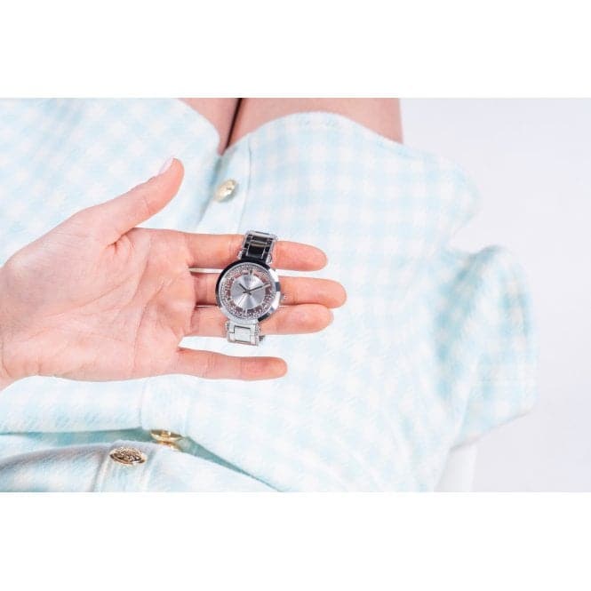 Guess Watches Ladies Crystal Clear Stainless Steel Silver Watch Gw0470l1 - Image 6