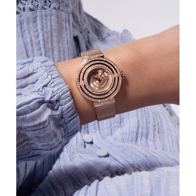 Guess Watches Ladies Dream Stainless Steel Rose Gold Watch Gw0550l3 - Image 6