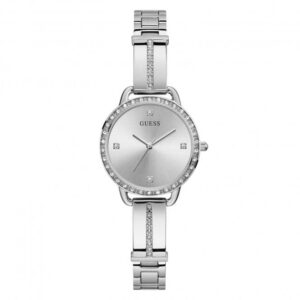 Guess Watches Ladies Dress Stainless Steel Silver Watch Gw0022l1