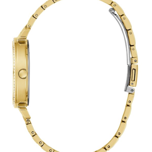 Ladies Enchantment Gold Tone Recycled Steel Watch Gw0763l2 - alternate view