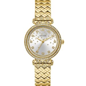 Ladies Enchantment Gold Tone Recycled Steel Watch Gw0763l2