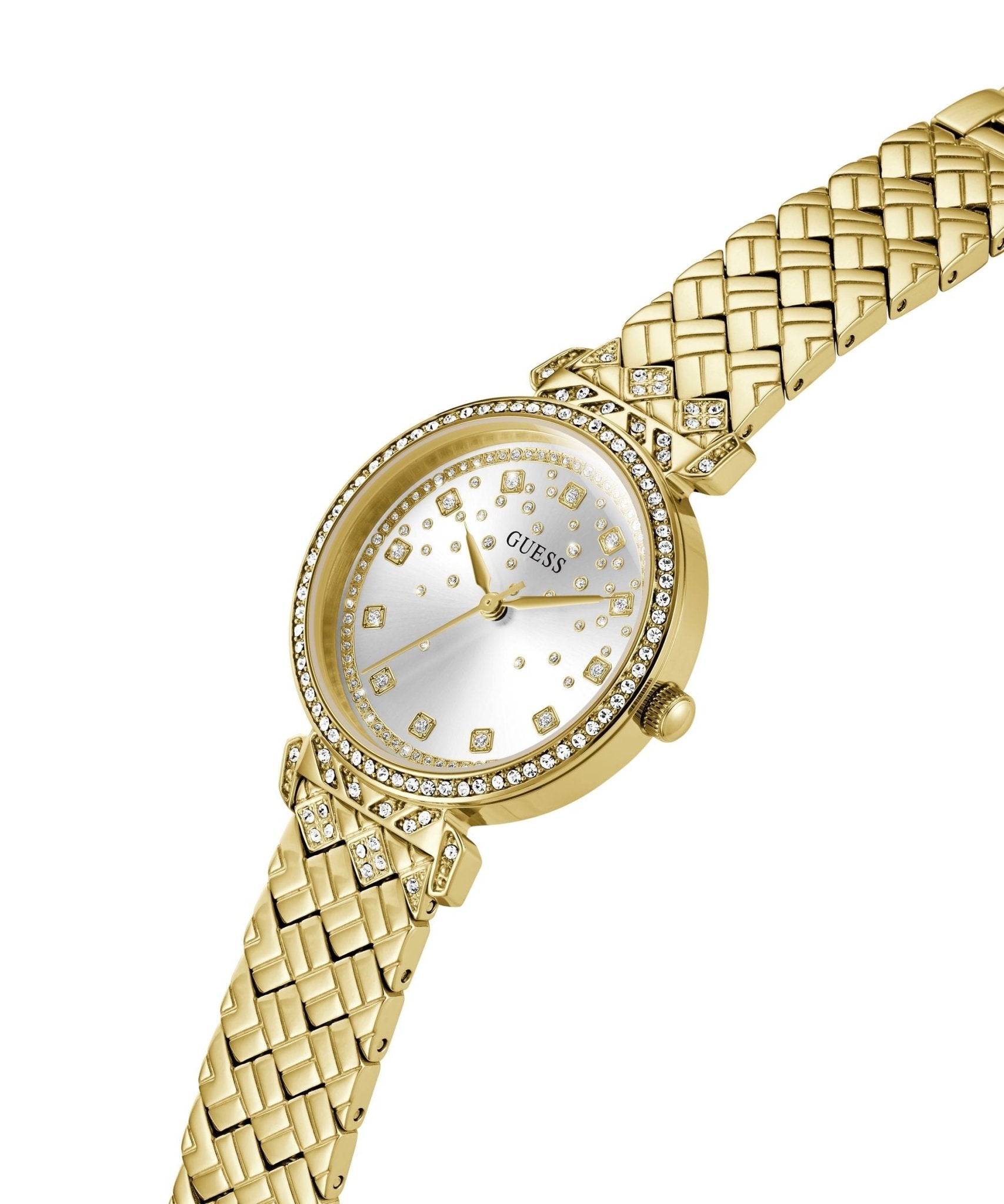 Ladies Enchantment Gold Tone Recycled Steel Watch Gw0763l2 - Image 4