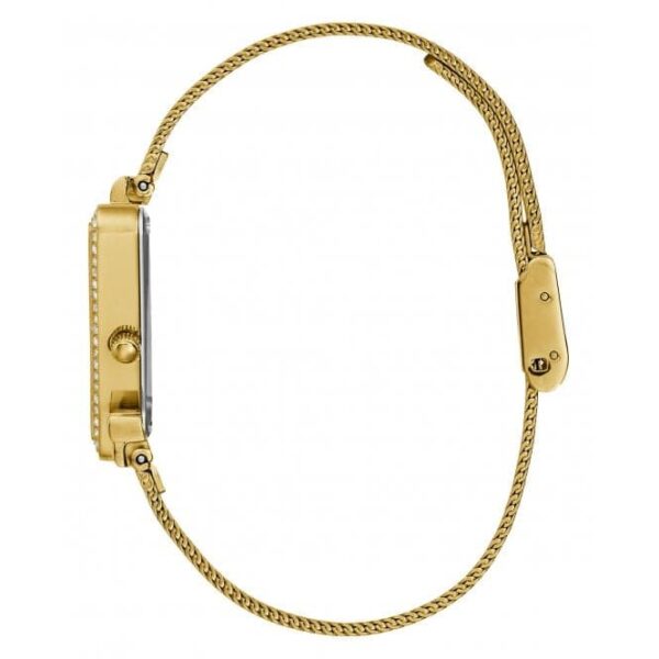 Guess Watches Ladies Fame Stainless Steel Mesh Gold Tone Watch Gw0508l2 - alternate view