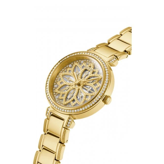 Guess Watches Ladies Lily Stainless Steel Gold Watch Gw0528l2 - Image 5