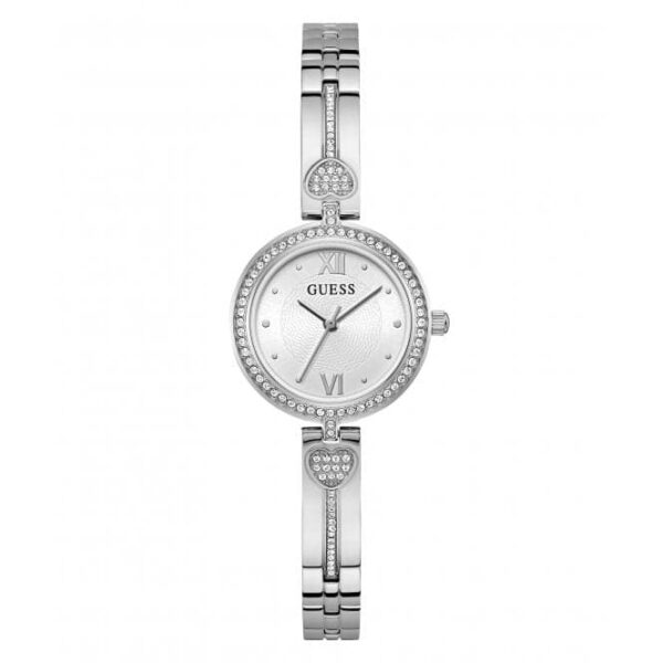 Ladies Lovey Silver Tone Watch Gw0655l1
