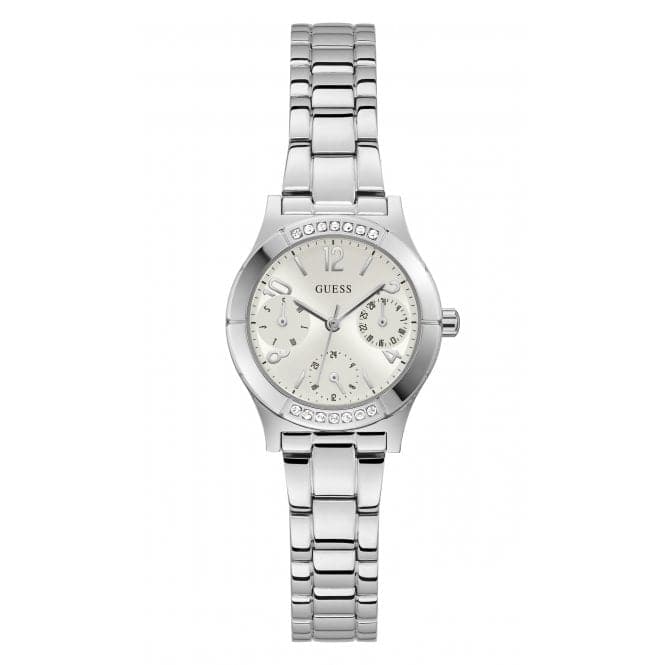 Guess Watches Ladies Piper Stainless Steel Silver Watch Gw0413l1