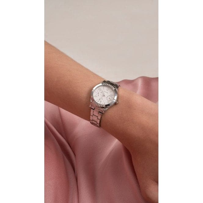 Guess Watches Ladies Piper Stainless Steel Silver Watch Gw0413l1 - Image 5