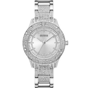 Ladies Shooting Star Silver Tone Recycled Steel Watch Gw0746l1