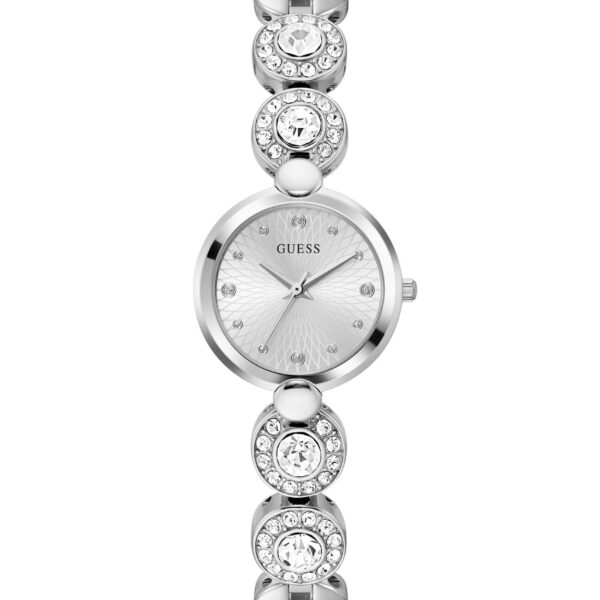 Ladies Stardom Silver Tone Recycled Steel Watch Gw0757l1
