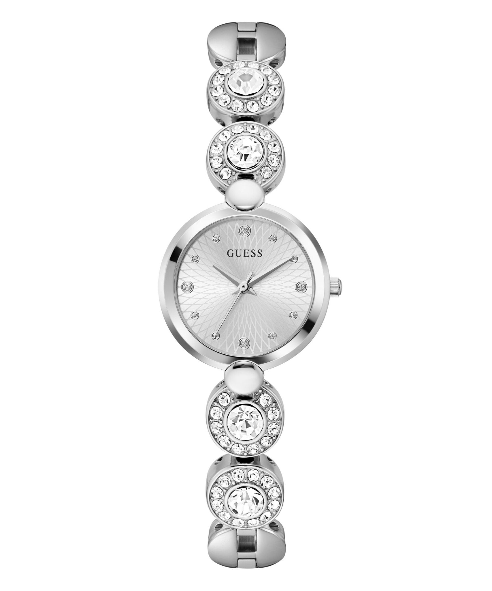 Ladies Stardom Silver Tone Recycled Steel Watch Gw0757l1