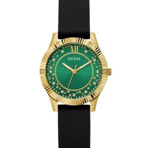 Ladies Starstruck Gold Tone Silicone Watch Gw0766l3